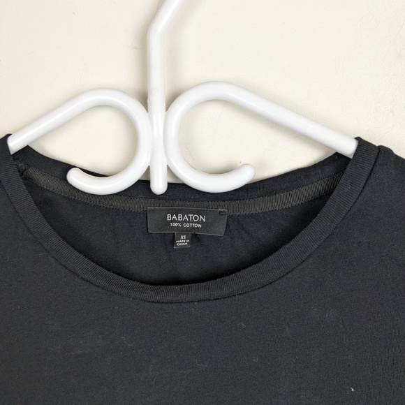 Aritzia Babatón black cropped long sleeve - Picture 4 of 6